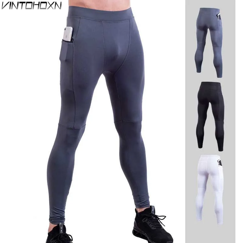 

2019 Men Running Tights Compression Yoga Pants GYM Exercise Fitness Leggings Workout Basketball Exercise Football Sports 906