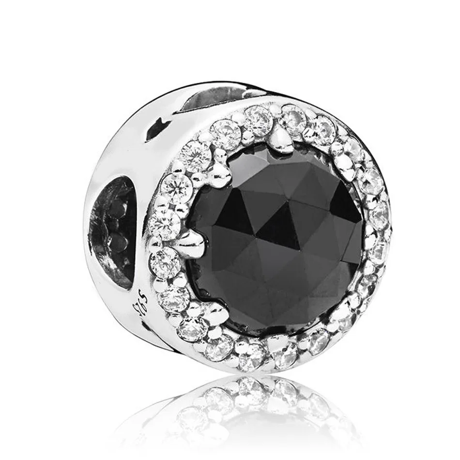 

Authentic 925 Sterling Silver Evil Queen's Black Magic With Crystal Bead Charm Fit Pandora Bracelet Bangle For Women DIY Jewelry