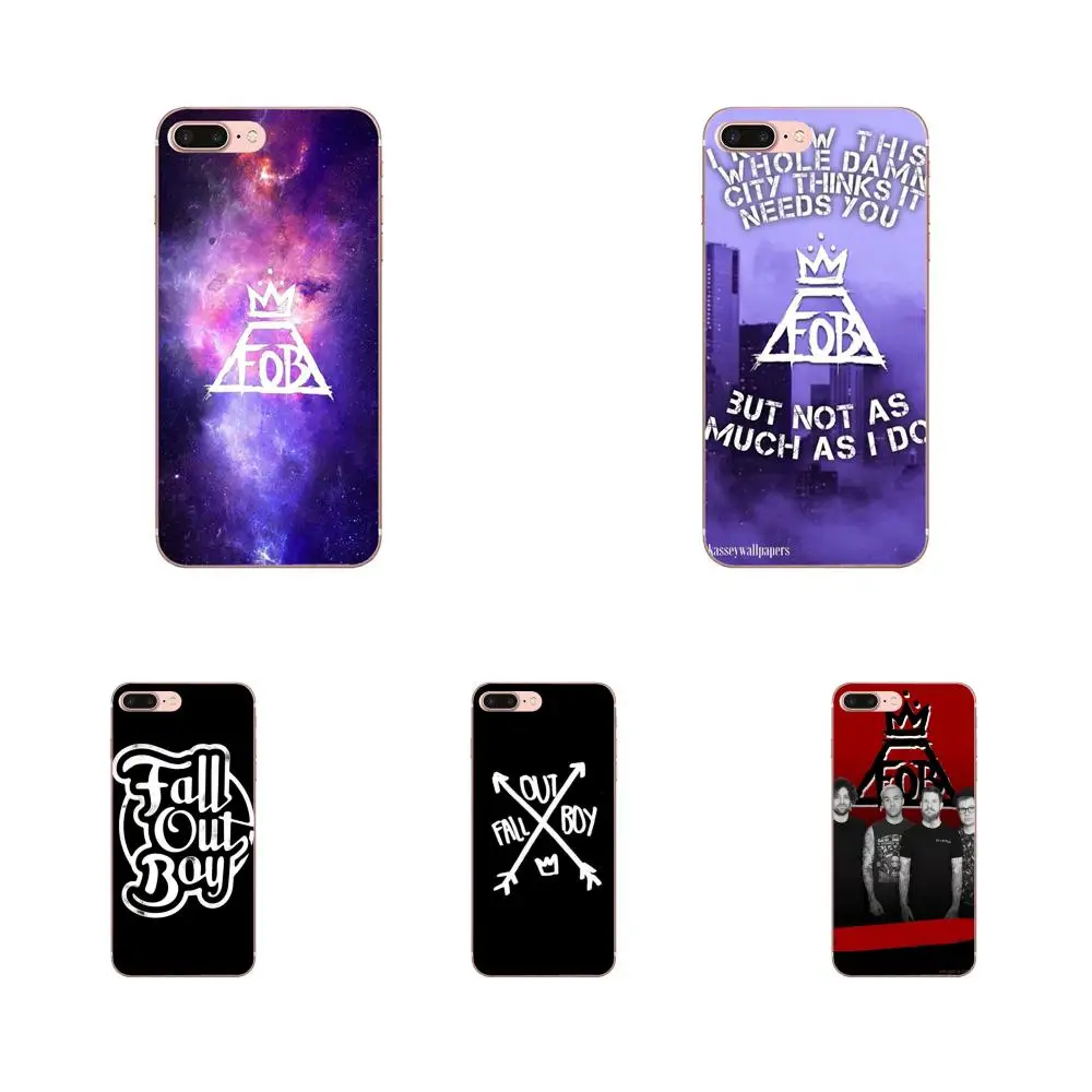 

Soft Case Cover Fashion Fall Out Boy Fob Band For Samsung Galaxy Note 5 8 9 S3 S4 S5 S6 S7 S8 S9 S10 mini Edge Plus Lite