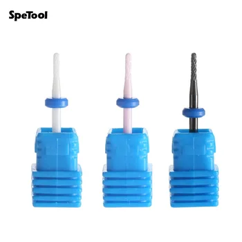 

SpeTool 3Pcs Electric Manicure Bits Set Professional Nail Electric Drill Bit Kits Medium Grinder Nail Grinding Dental Drill T33