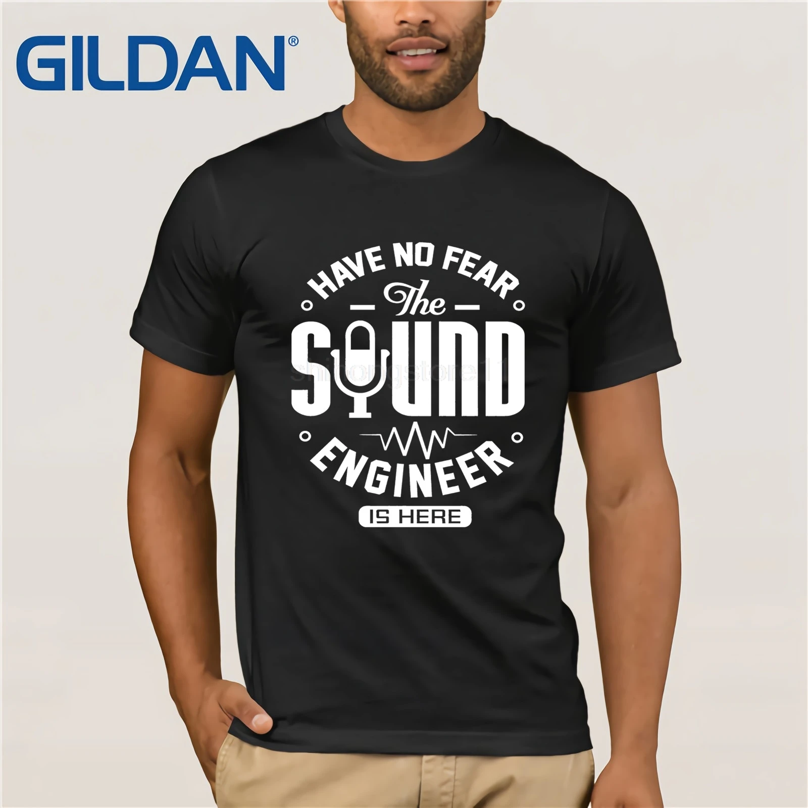 GILDAN Sound Футболка Я инженер Have No Fear Audio Engineer футболка|Футболки| |