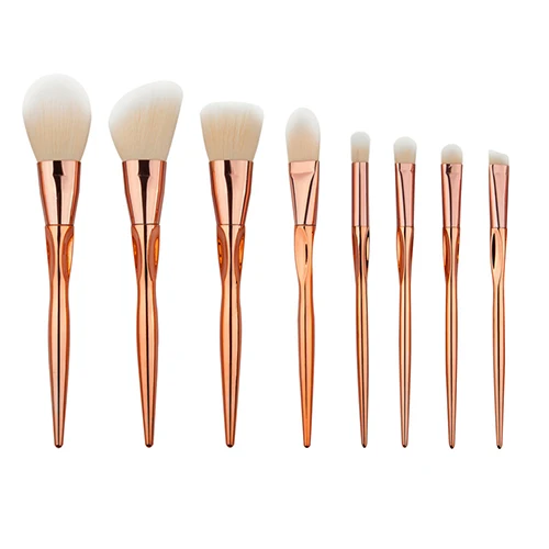 

8Pcs/Set Soft Nylon Foundation Blush Eyebrow Eye Shadow Brush Set Makeup Tool