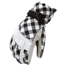 Водонепроницаемые зимние толстые теплые лыжные перчатки для сноуборда, ветрозащитные перчатки для занятий спортом на открытом воздухе, альпинистские перчатки, светильник, белая сетка L