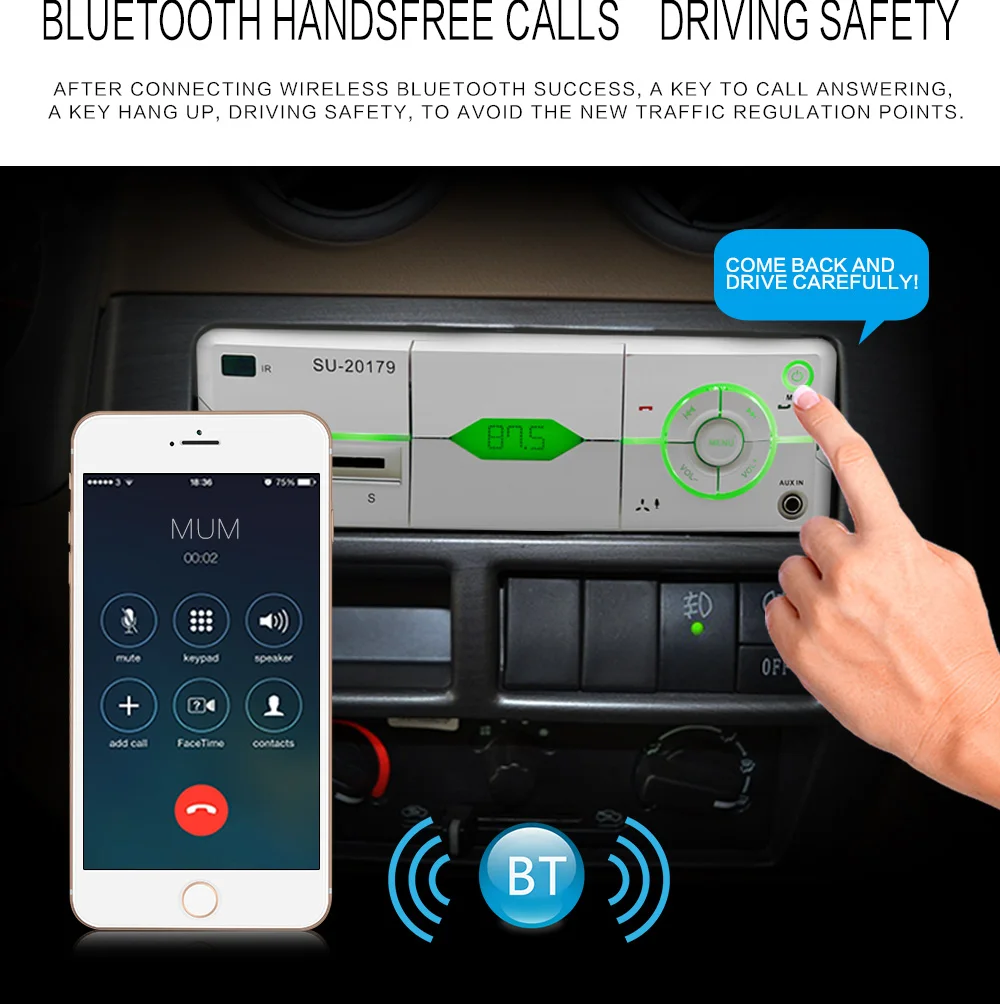 Автомагнитола 1Din в-dash MP3 мультимедийный плеер Bluetooth Музыка Handsfree FM/AUX/USB Udisk карта воспроизведения дистанционное управление Авторадио