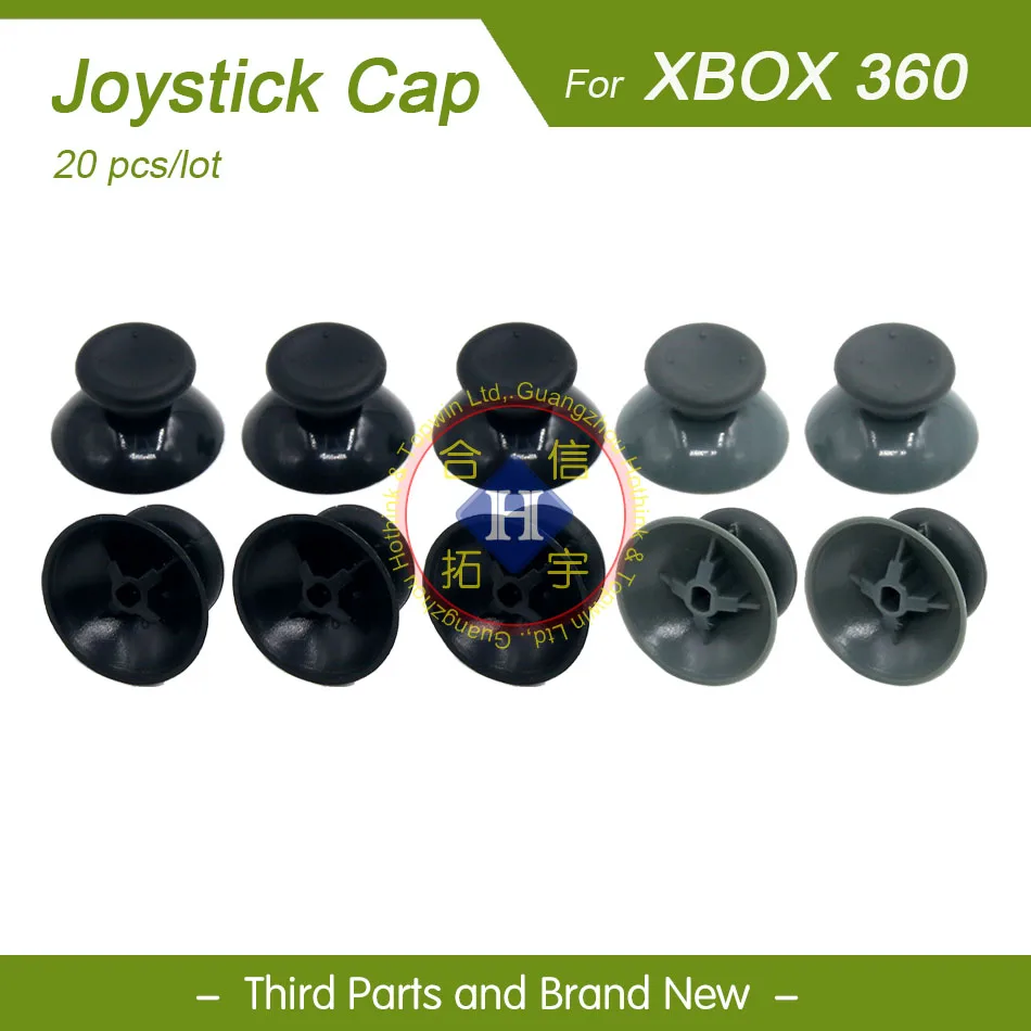 HOTHINK 20pcs/lot Rubber Thumbstick Joystick Cap Cover button for xbox