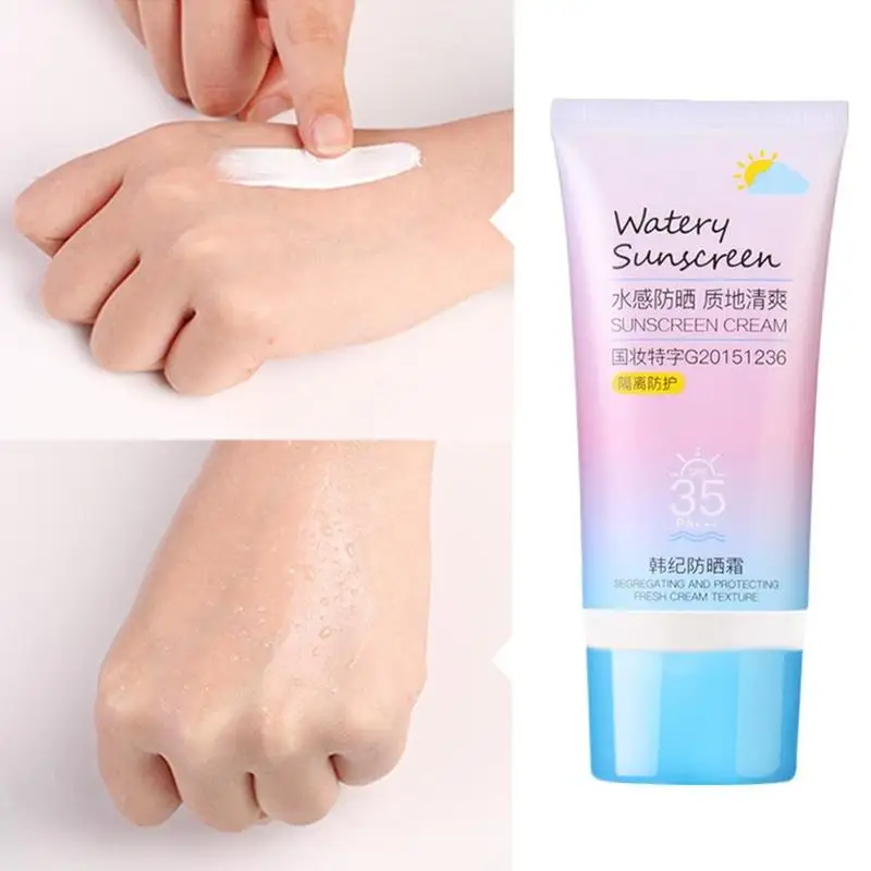 SPF35++ изоляция Защитный спрей увлажняющий освежающий Солнцезащитный спрей водонепроницаемый анти-пот консилер солнцезащитный