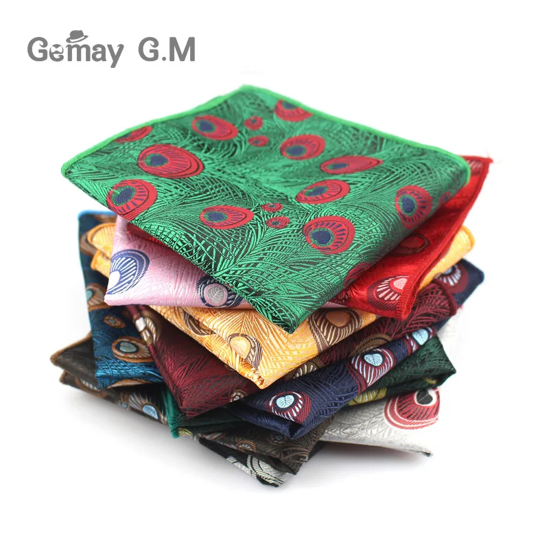 

Mens Pocket Square Multicolor Groom Hanky Jacquard Woven Hankerchief Brand New Fashion Classic Wedding