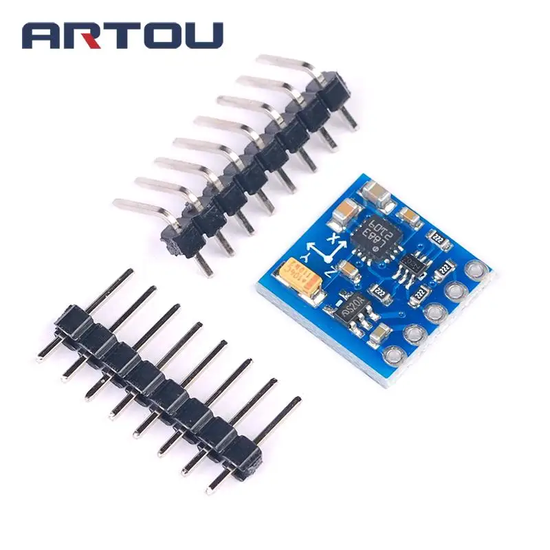 Магнитный сенсорный модуль для Arduino IIC Board HMC5883L 3V-5V Three 3 | Электронные компоненты и