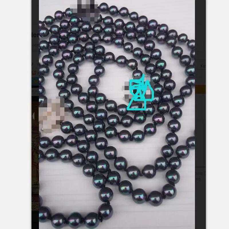 22zhao vv +++++ dd @ Fashion charming 8 мм shell Колье с жемчужиной очарование 60&quot | Украшения и