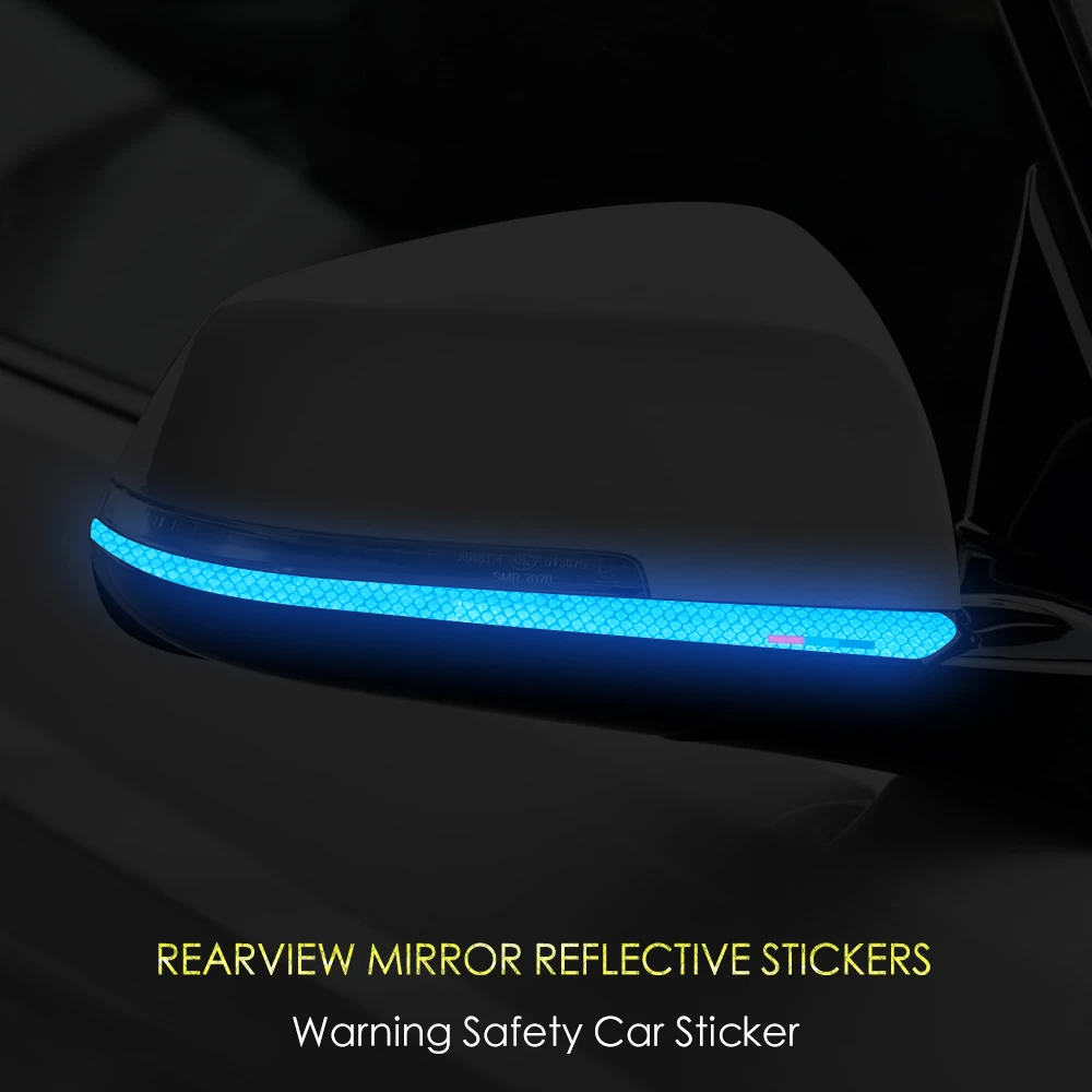 Reflective Tape Anti-collision Side Rearview Mirror Car Sticker For BMW 1 2 3 4 series GT F20 F34 F30 F31 F22 F32 F33 F36 X1 E84