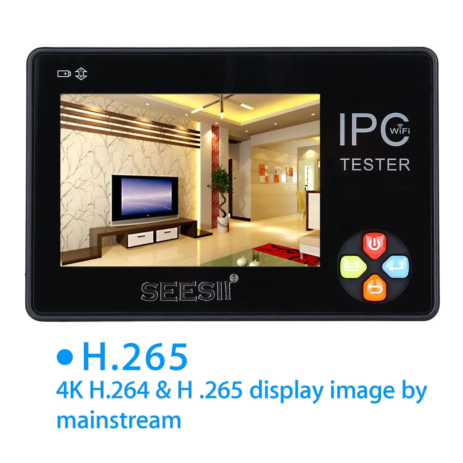 SEESII 3 5 дюймов 4K CCTV IP камера тест er монитор аналоговый CVBS ONVIF PTZ контроль сенсорный