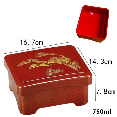 Белый Бэнто Ланч-боксы для офиса японская здоровая еда преп контейнер для еды снэк-бокс школа суши угря Ланч-бокс для детей с крышкой - Цвет: Белый