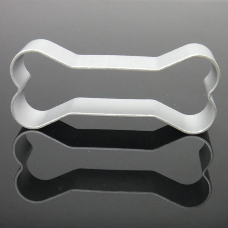 5PCS Aluminum Bone Shape Cookie Mold Fondant Cake Mold Baking Toolin