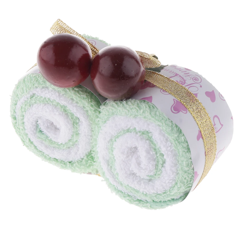 Lovely Cotton Christmas Towel Red Berries Washcloth Xmas Ornament Souvenir Gift Novelty Wedding Party Gift Favor