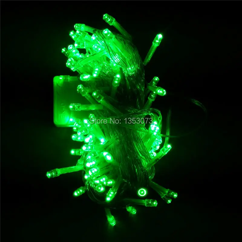 Colorful 10M 100leds Beautiful Home LED String Light 220V 110V Decoration Lamps - green lighting