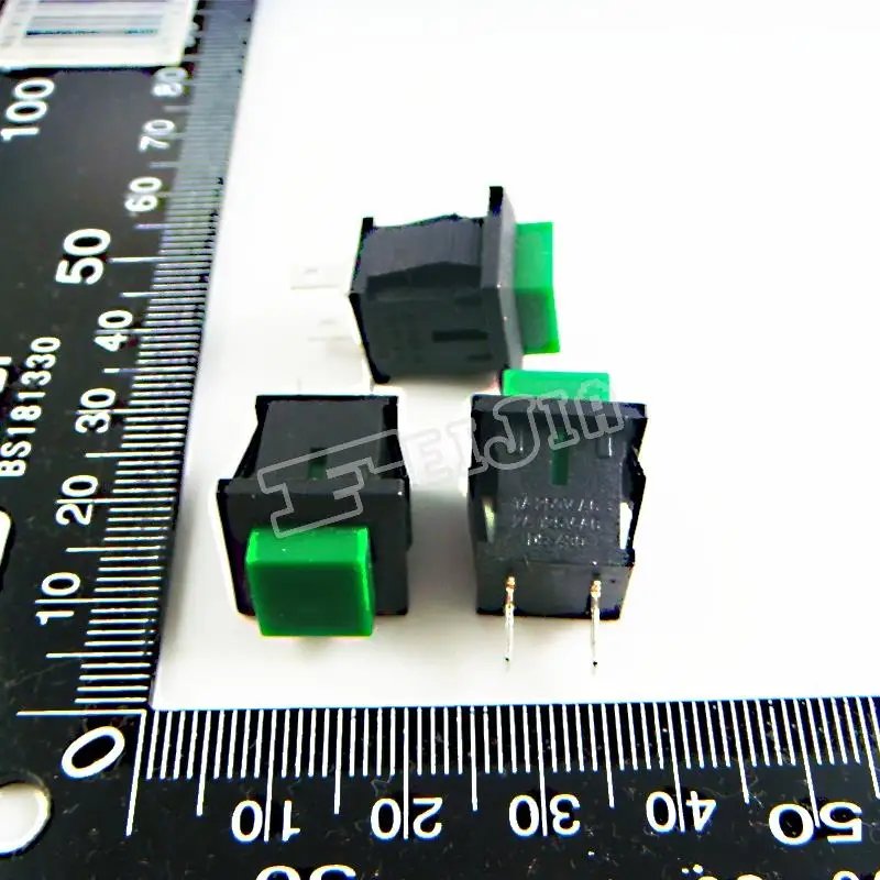 

DS-430 Button color Green 1A/250VAC ON-OFF 2Pin Non Self-locking Push Button Switch (Self reset switch) 100Pcs/lot