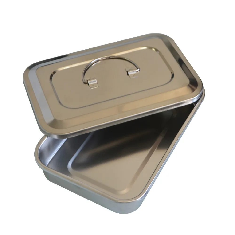 лоток стомат. контейнер металлический медицинский. контейнер металлический медицинский. контейнер алюминиевый для стерилизации 590*270*187. нержавеющая сталь.