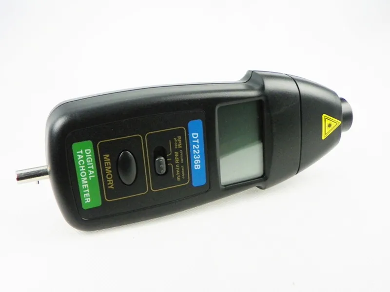 DT-2236B Photoelectric tachometer and contact tachometer two function meter RPM meter speed laser tacometro digital tachometer 2