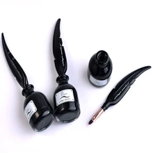 Подводка для глаз стойкий гель для ногтей Карандаш Черный глаз гелевая подводка быстросохнущая перо подводка-гель для глаз Форма Водонепроницаемая косметика для глаз 1 шт