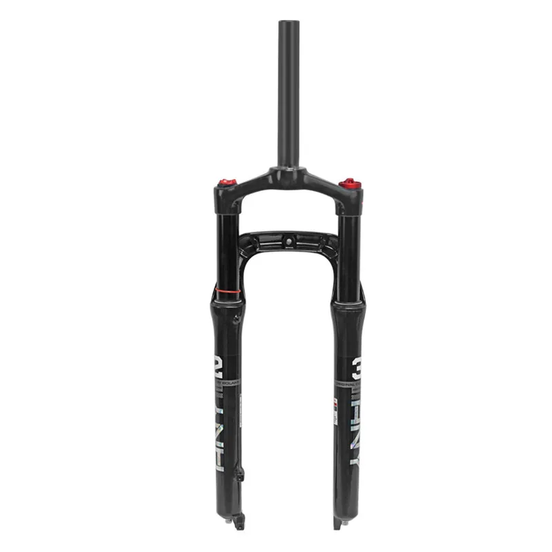 Снег ATV передняя вилка для велосипеда Fat шина велосипедные вилки магния Алюминиевый сплав Воздушный Газовый амортизатор 135 мм 26 Дюймов 4," часть велосипеда - Цвет: 26er Straight Hand
