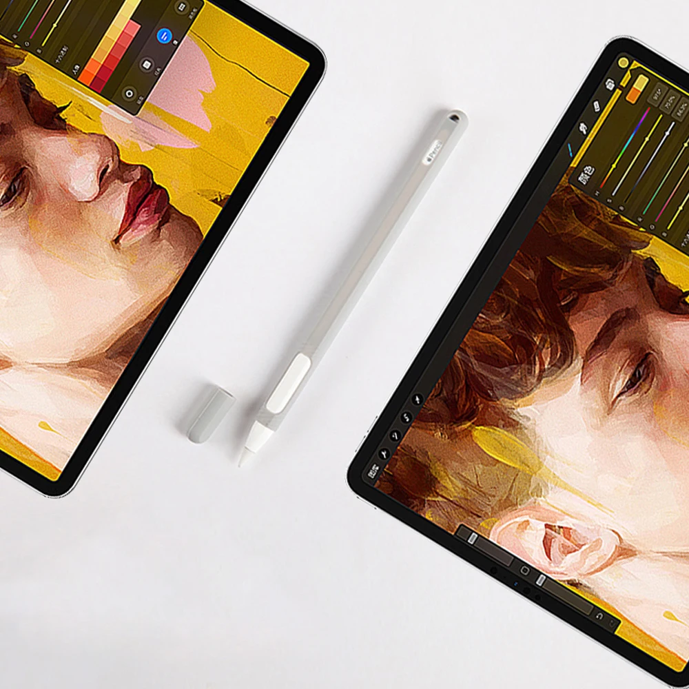 Премиум силиконовый чехол для 2 го поколения Apple Pencil Защитные аксессуары Чехол iPad