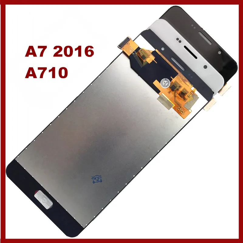 

A710 LCD Replacement for Samsung Galaxy A7 2016 A710 A710F A710M Phone LCD Tested Display with Touch Screen Digitizer Assembly