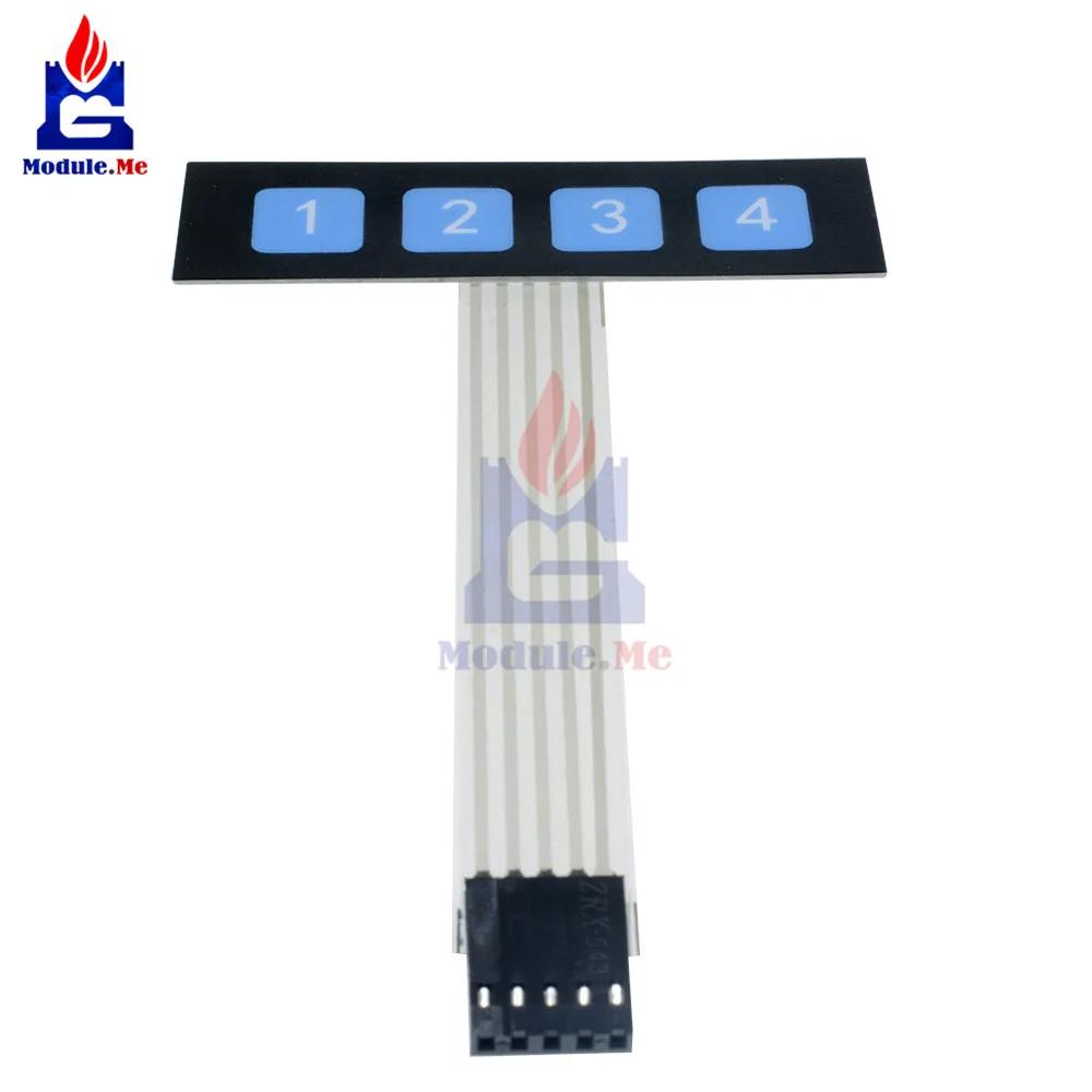 

5pcs 1x4 Key Matrix Membrane Switch Control Panel Slim Keyboard Keypad