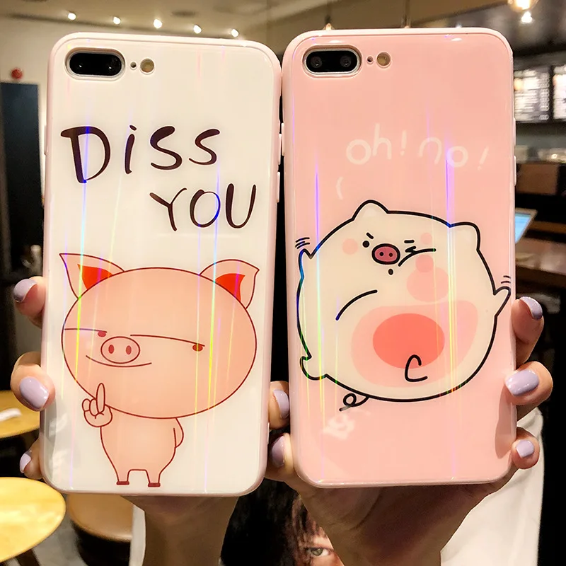 

Samtsui Applicable to Blu-ray Imd Case For iphone X Soft TPU Back Cover For iPhone 6 6s 7 8 Plus Soft Shell Mobile Phone Bag