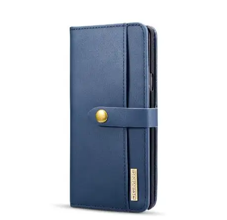 Роскошный лучший из искусственной кожи Флип Бумажник чехол для телефона Coque Etui Обложка для samsung Sansung Sams Note 9 8 S9 Plus S8 Plus S7 edge S7 - Цвет: Blue