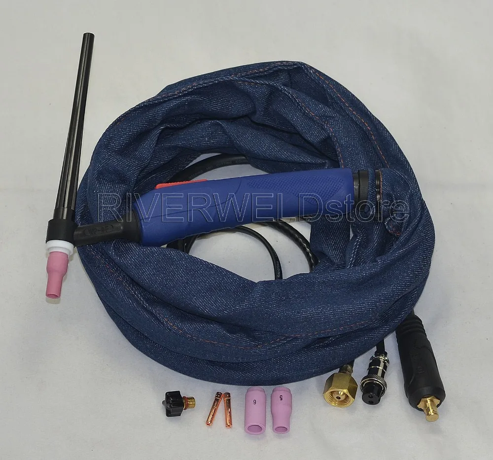 WP-9F-12-2 CK25 TIG Welding torch Flexible 12ft 125Amp air cooled
