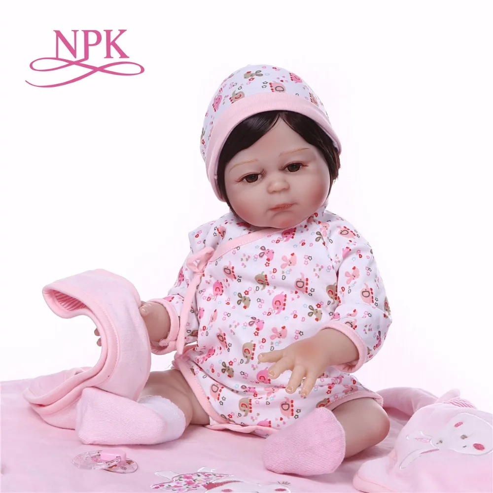 NPK Новое поступление 19 &quot48 см Мягкая кукла из силикона Reborn Baby Toy для ребенка