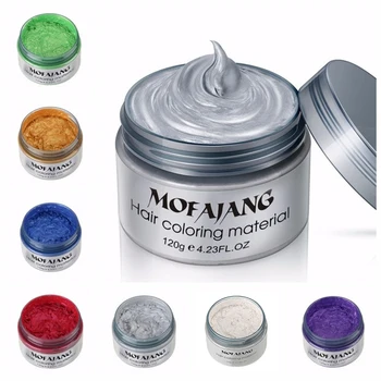 

New Disposable Hair Matte Wax Cream Hair Dyes Coloring Modeling Paste Hairstyle