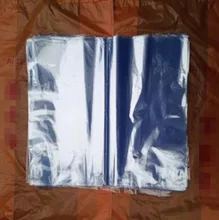Pvc heat shrink bags/ Clear Membrane Plastic Cosmetic Packaging bags/ plastic shrinkable pouch