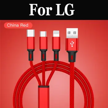 

Baseus 3 in1 USB Cable Cable Micro USB Type C Cable Fast For LG V20 V30 V30S ThinQ V34 X cam X Power X Power 2 X venture
