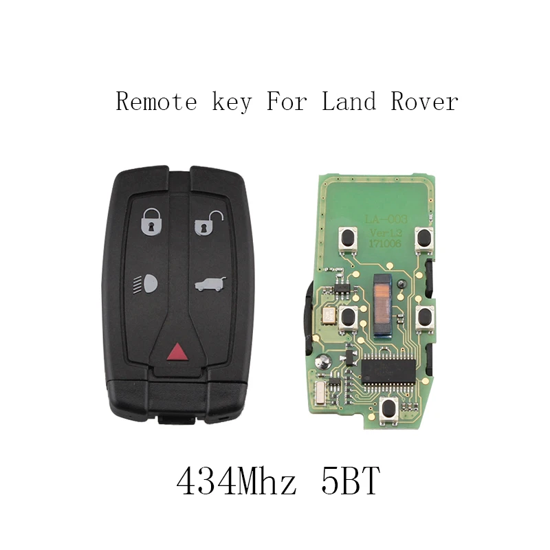 

5Button Smart Remote Car Key 433MHz DIY for Land Rover Freelander 2 LR2 Sport for Land Rover Freelander 2 2008-2012 Original Key