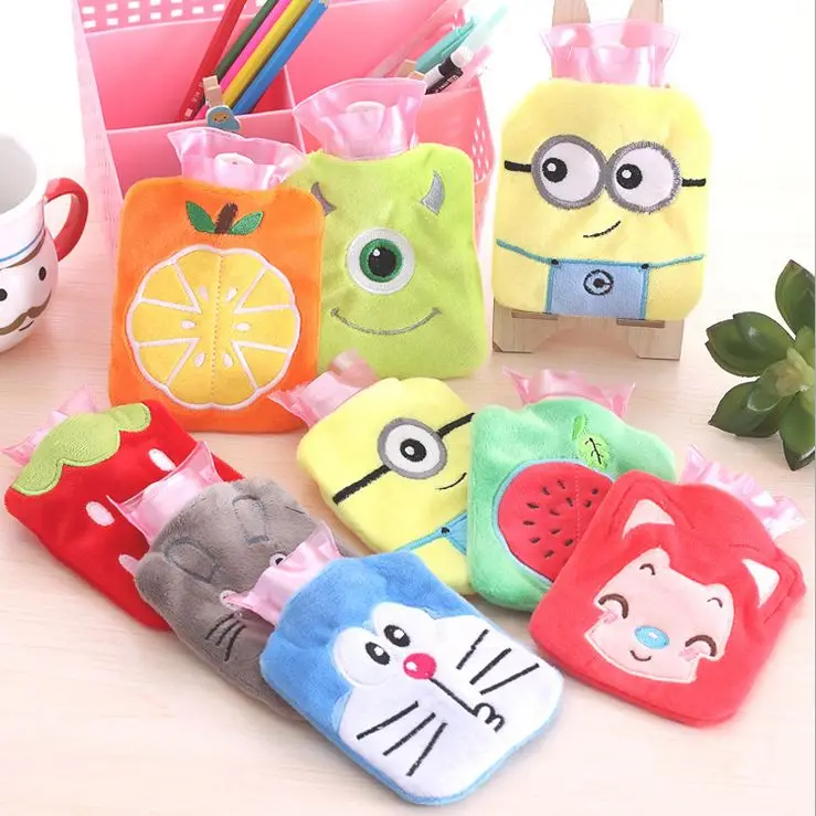 

NEW !Creative Cute The Avengers Batman Cartoon Doraemon Totoro Hello kitty Novelty Baymax Hand Feet Warming Hot Water Bags A082
