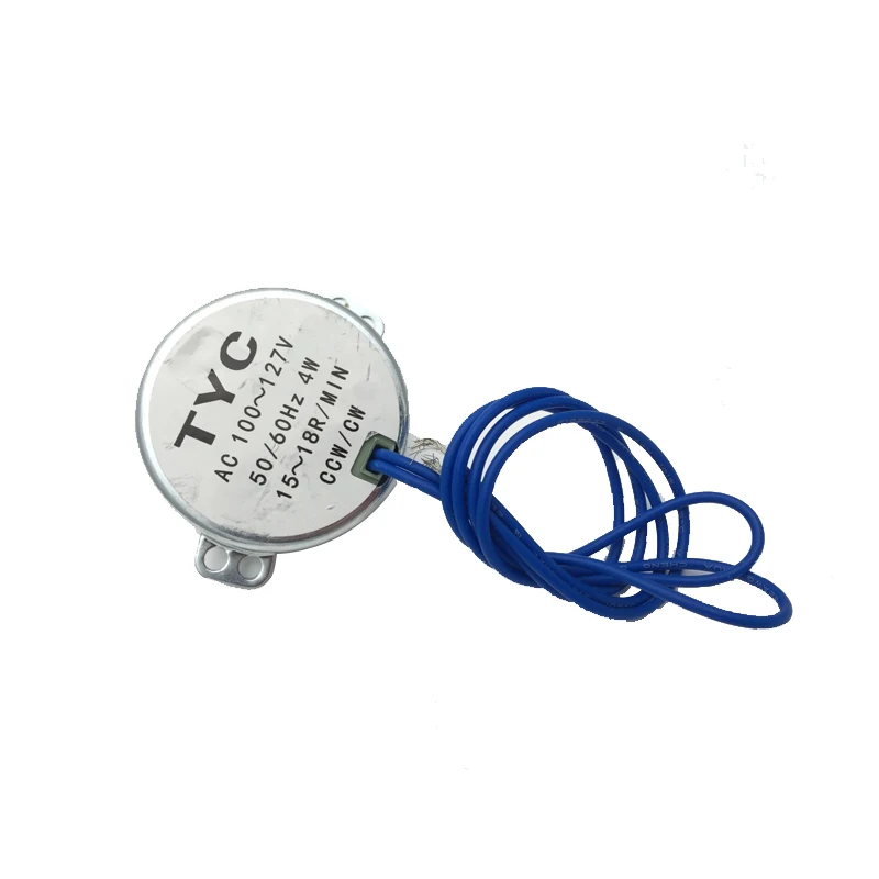 Синхронный двигатель прочная 50/60 Гц переменного тока 100-127 V 4 W 15-18R/мин CCW/CW |
