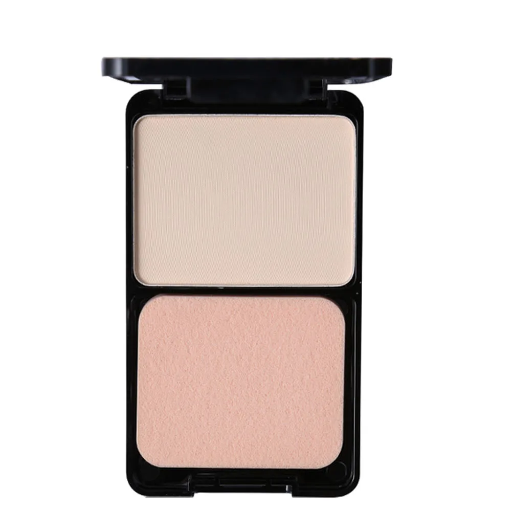 

Face Base Pressed Powder Makeup Matte Shimmer Fix Palette Concealer Contour Nude Compact Cosmetics With Puff