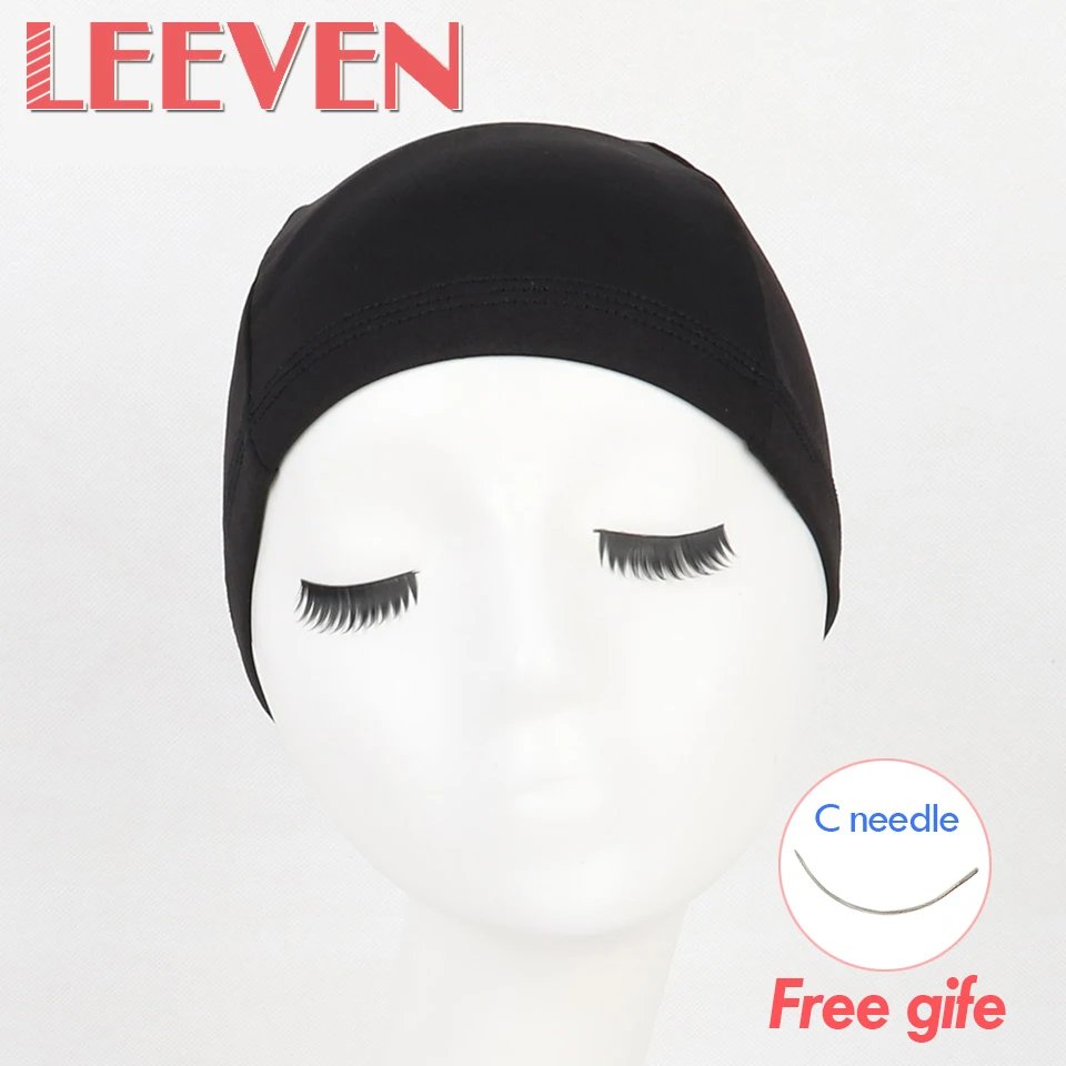 

1pcs wig caps for making wigs 18g/Pcs Elastic Stocking Hairnets Wigs Liner Caps Weave Invisible Hair Net Nylon Stretch Wig Cap