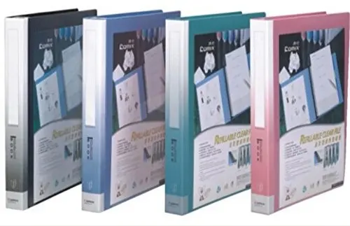 

Comix Nf407a-s Folder for Documents 30-hole Plastic Clip (30 Pocket) A4 Folder Document Folder for Paper Standard Display Book