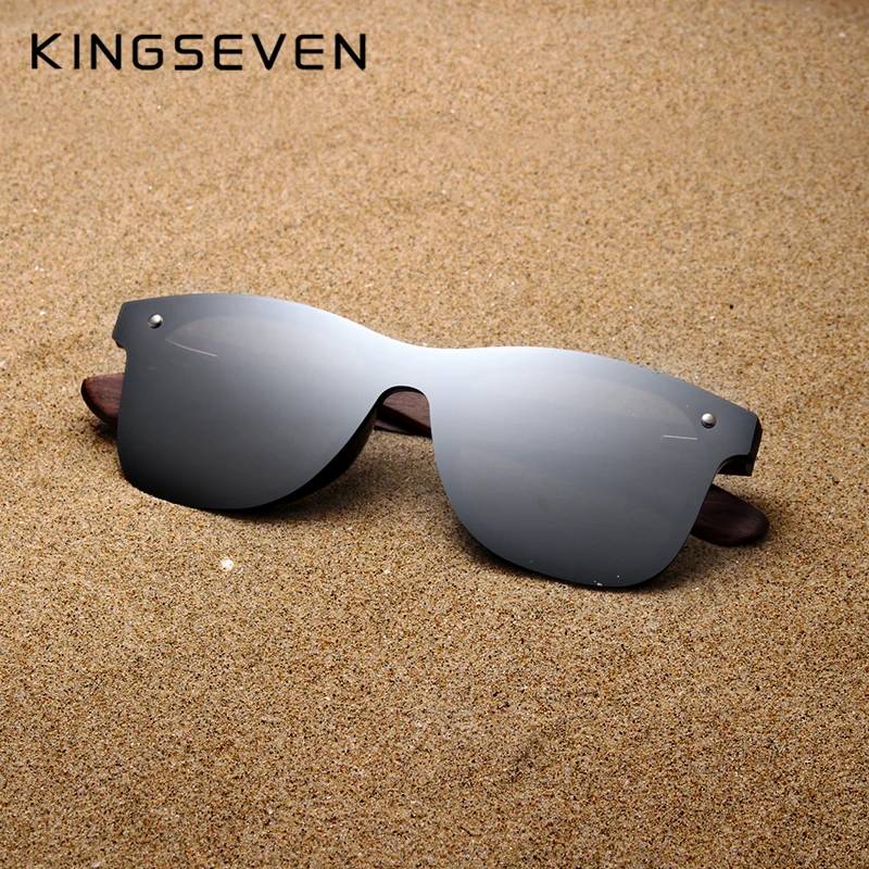 Солнцезащитные очки KINGSEVEN зеркальные для мужчин и женщин UV 400 винтажные