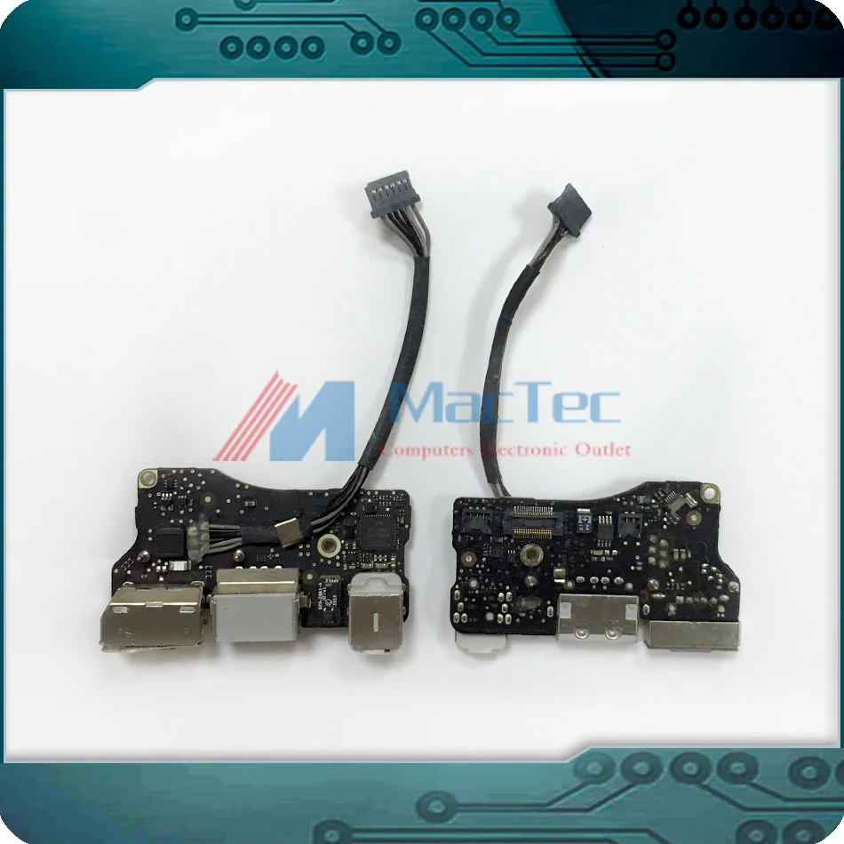 Genuine Used USB DC Jack Audio Power Board 820-2861-A for Apple MacBook Air 13 A1369 Late 2010 MC503 MC504 EMC 2392 Tested! переходник apple usb ethernet adapter mc704zm a для macbook air через usb