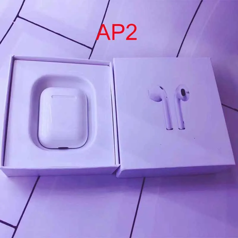 R$331.7 |Original AP2 TWS 1: 1 tamanho pop up Bluetooth 5.0 suporte de carregamento sem fio earbud para apl-in Fones de ouvido from Eletrônicos on AliExpress 