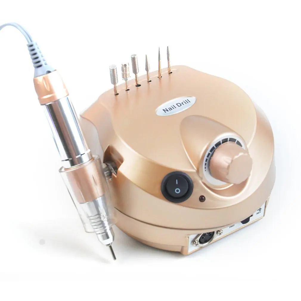

35000RPM Professional Electric File Drill Nail Art Manicure Grinding Machine Pedicure Polisher Tools Nail Care Device EU Plug