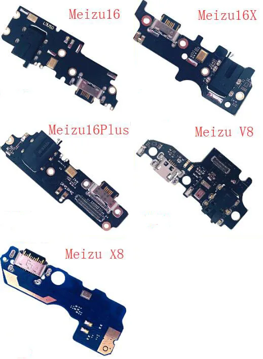 

For Meizu Meilan 16 16X 16plus Micro USB board Plug Charge Port Board Connector Flex Cable Microphone Board For Meizu V8 X8