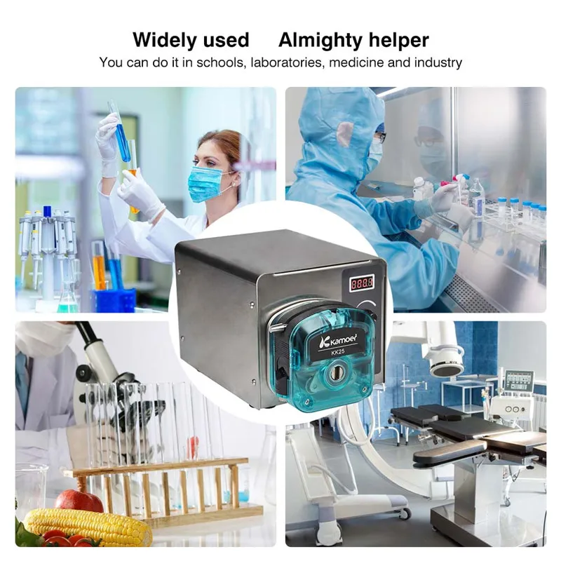 High Precision Peristaltic Pump Variable Speed Dosing Peristaltic Pumps Flow Rate 0-6000 mlmin FullySemi  Automatic Cycle (11)