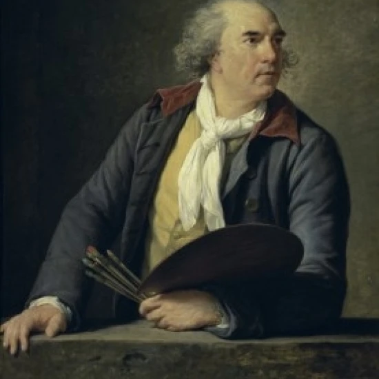 Portrait of Hubert Robert  Elisabeth Louise Vigee-LeBrun (1755-1842/French)  Musee du Louvre Paris Print (18 (18 x 24)