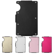 Горячая Распродажа для мужчин алюминий резинка для волос держатель для денег кошелек