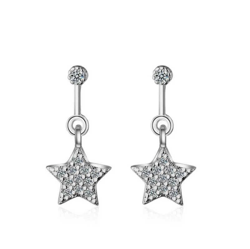 Girls Skull Colorful Ear Studs 925 Sterling Silver