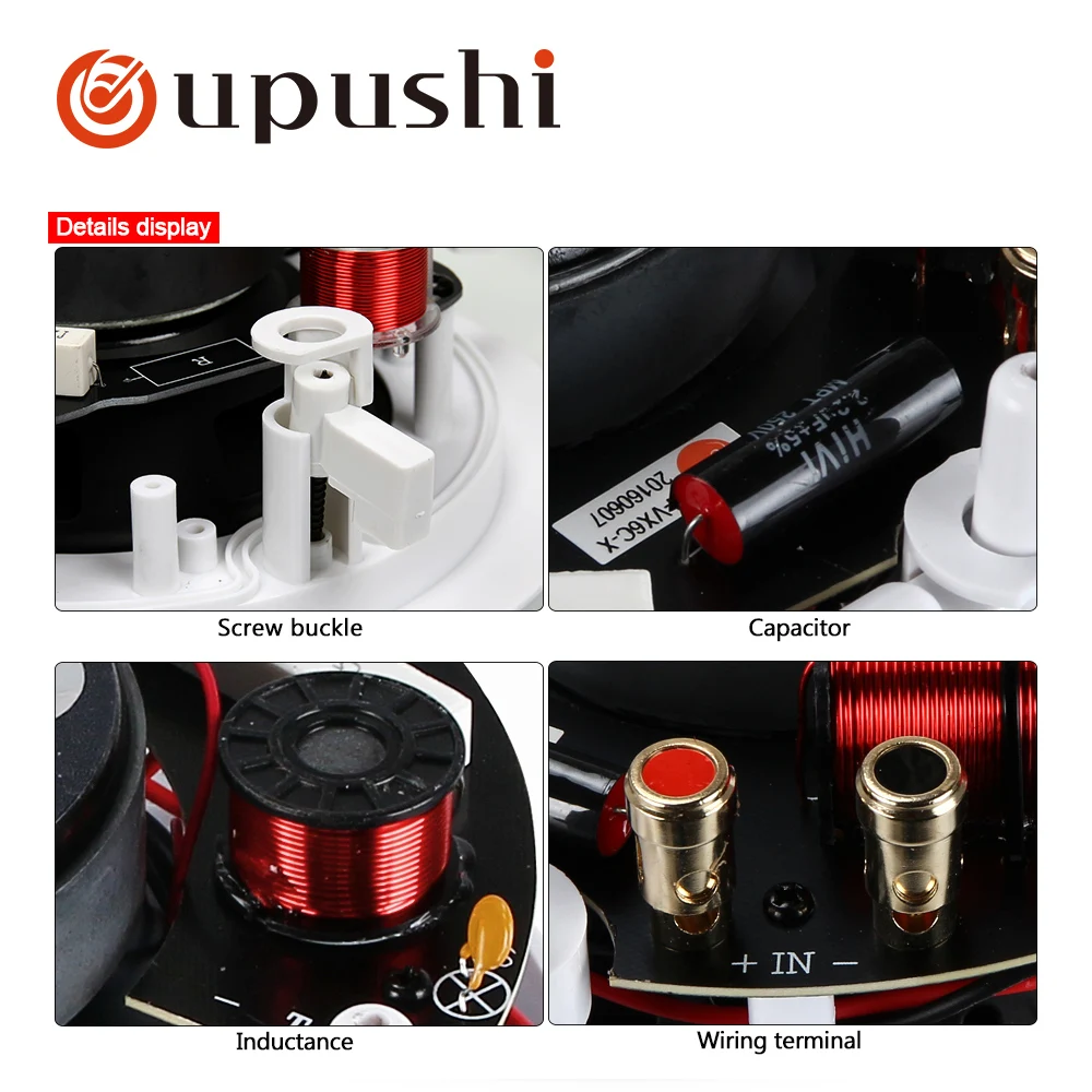 Oupushi VR5-C PA System 10w to 80w Bass Double
